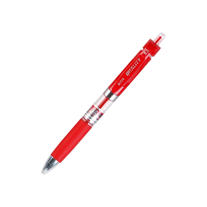 GENVANA/金万年 中性笔 G-1135 0.5mm 红色 12支/盒 1盒