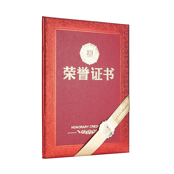COMIX/齐心 特种纸荣誉证书 C5102 8K 红色 10本 1组
