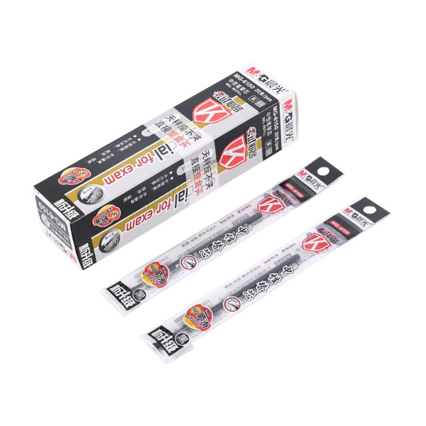 M&G/晨光 考试针管中性替芯 MG6150 0.5mm 黑色 20支 1盒