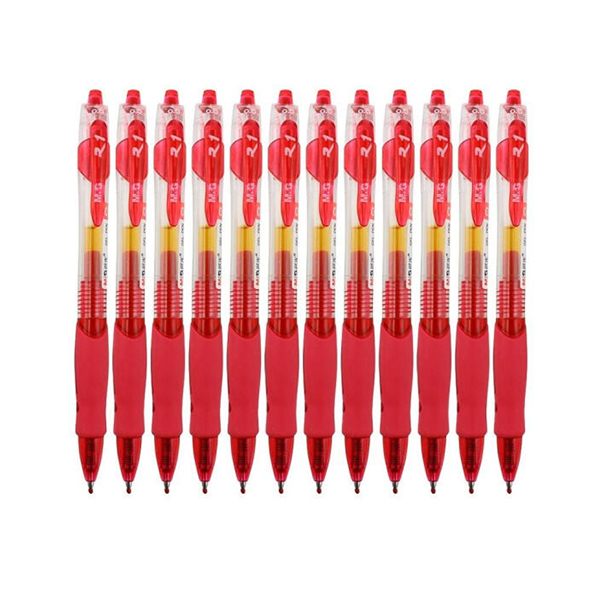 M&G/晨光 中性笔 GP1008 红色 0.5mm 12支/盒 1盒
