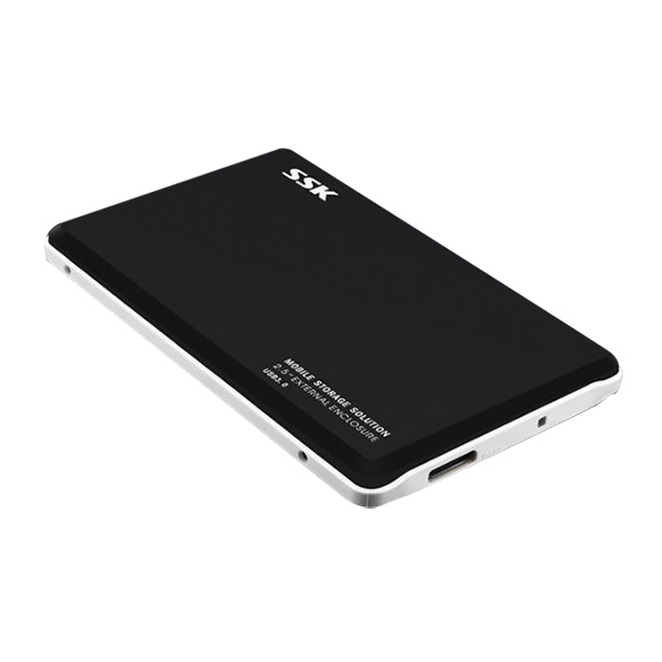 SSK/飚王 移动硬盘盒 HE-V300 2.5" USB3.0 SATA接口 支持SSD支持笔记本硬盘 黑色 1个