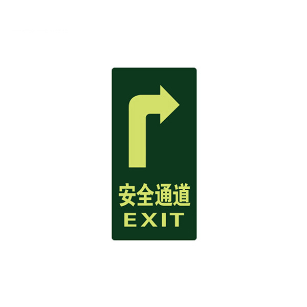 SAFEWARE/安赛瑞 经济型自发光地贴(安全通道) 21619 箭头向右 295*145mm 1包