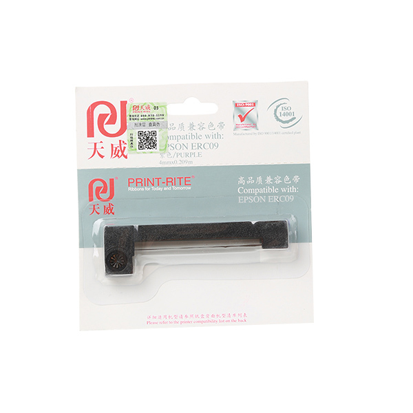 PRINT-RITE/天威 色带 ERC09 黑色 1个