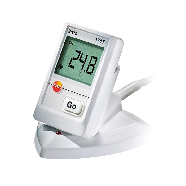 TESTO/德图 迷你型温度记录仪套装 testo 174 T 包括有编辑和读取记录仪 USB 数据底座 墙面安装支架 电池(2 x CR 2032 锂电池)及出厂报告 1套