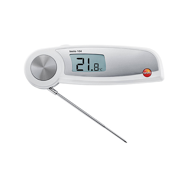 TESTO/德图 温度计 testo 104 包括自粘式彩色标贴 电池 说明书及出厂报告 1台