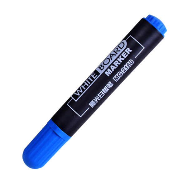 M&G/晨光 白板笔 MG2160 蓝色 2.0mm 12支/盒 1盒
