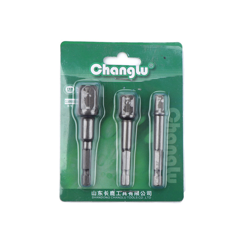CHANGLU/长鹿 3件套批头接杆 509303 12.5mm、10mm、6.3mm 1套