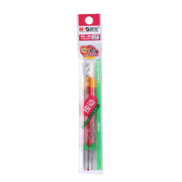 M&G/晨光 中性替芯 G-5 0.5mm 红色 20支 1盒