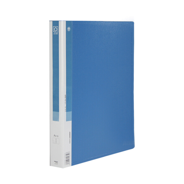 KINARY/金得利 文件夹 TC532A 1" 2孔 O型加插袋 蓝色 1个