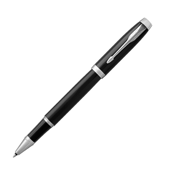 PARKER/派克 2016IM纯黑丽雅白夹宝珠笔 (可定制Logo) 1支
