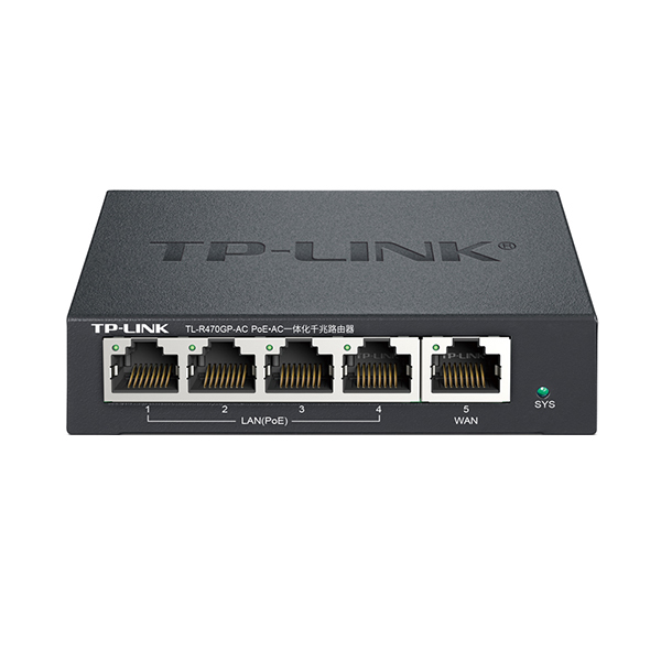 TP-LINK/普联 PoE/AC一体化千兆路由器 TL-R470GP-AC 1个