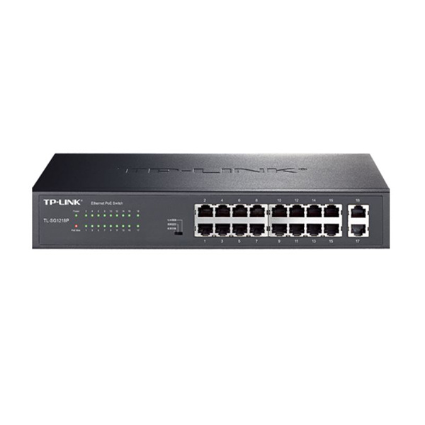 TP-LINK/普联 18口全千兆POE网络交换机 TL-SG1218P 1个
