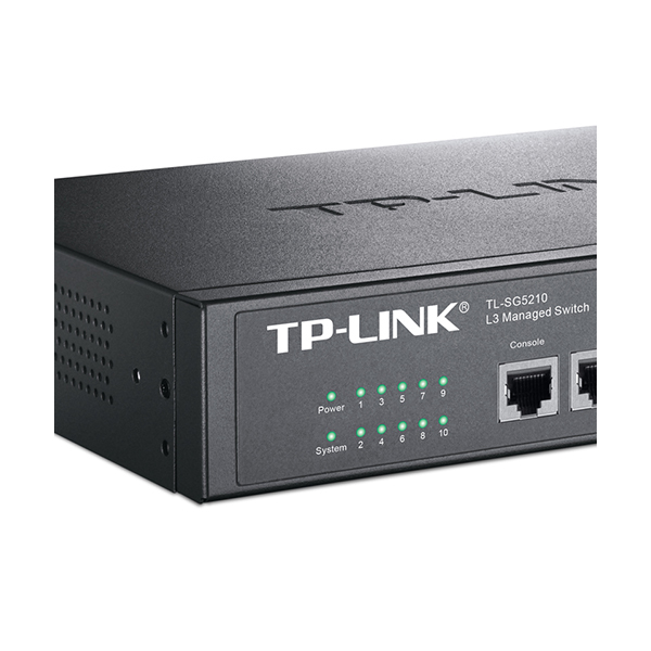 TP-LINK/普联 10口全千兆三层网管交换机 TL-SG5210 1个