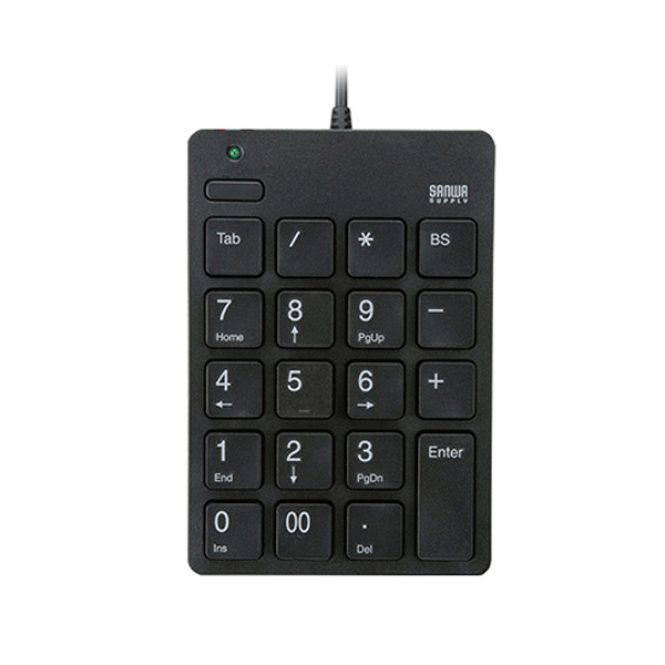 SANWA/山业 USB数字键盘 NT-18UBK 黑色 1个