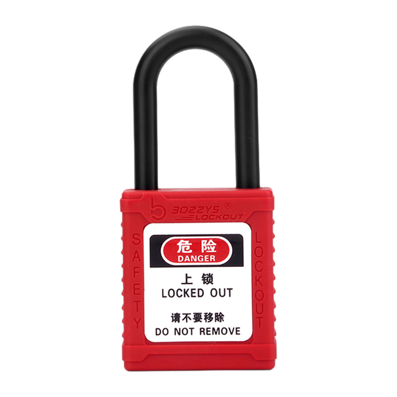 BOZZYS/博士 工程安全绝缘挂锁 BD-G11-EB 红色 万能(MK) 1个