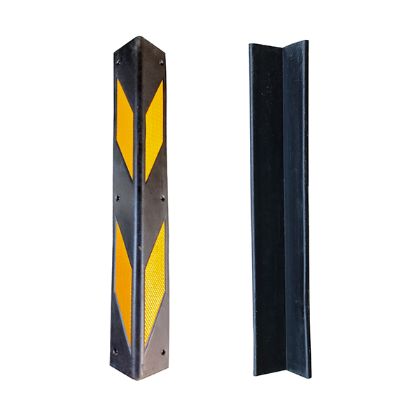 JSD/警士盾 橡胶直角反光护墙角 VSG-B11 黄黑 600*80*10mm 含安装配件 1个