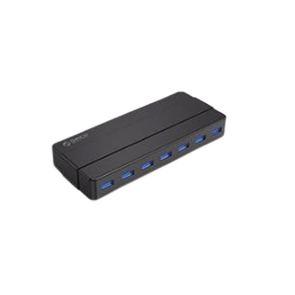 ORICO/奥睿科 USB3.0分线器高速扩展HUB 多口集线器带电源 H7928-U3 黑色 1个