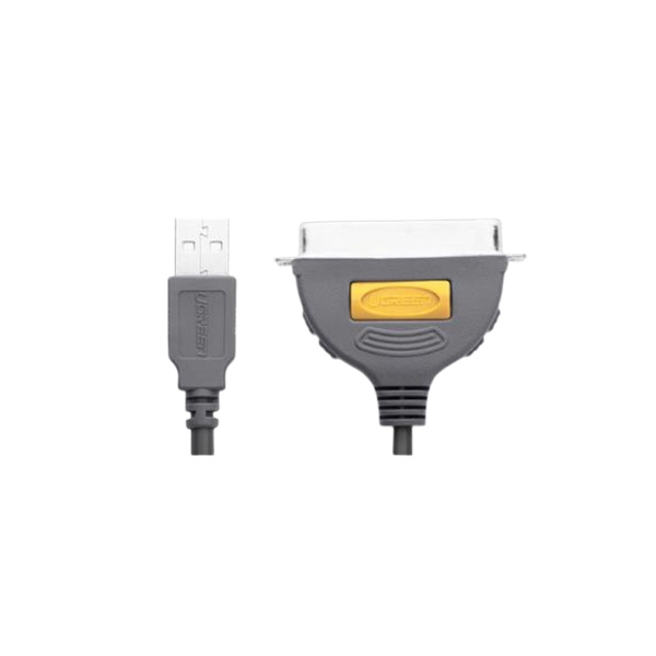 UGREEN/绿联 USB转DB36 IEEE1284并口线PL2305芯片免驱,即插即用 20225 2m 1根