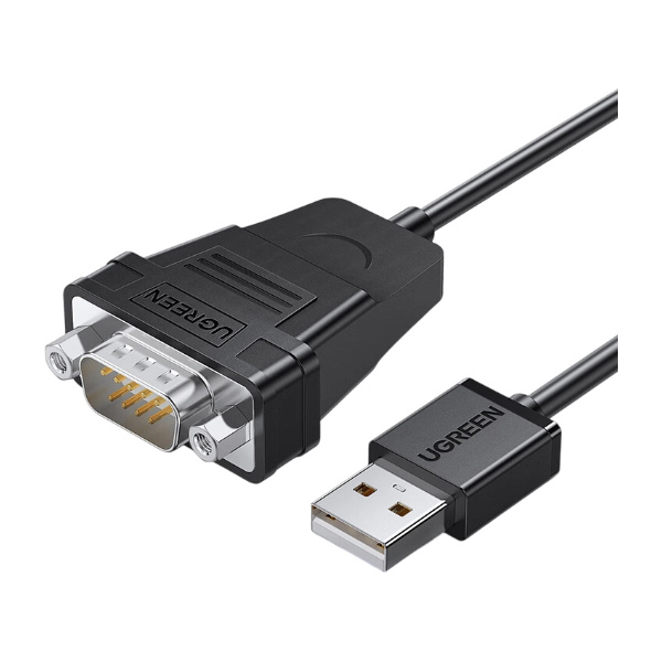 UGREEN/绿联 USB2.0 转DB9 单口带螺母 30989 1m 1根