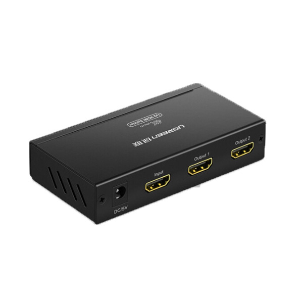 UGREEN/绿联 HDMI分配器 40201 一进二出 黑色 1个