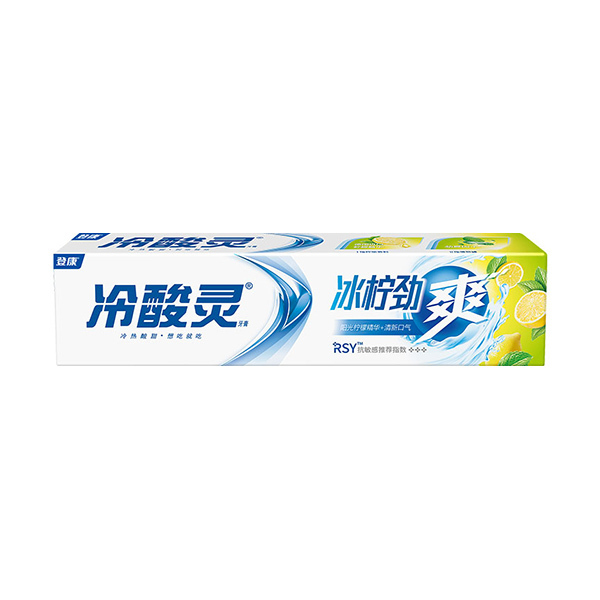 LENGSUANLING/冷酸灵 冰柠劲爽牙膏 6902132083477 220g 1支