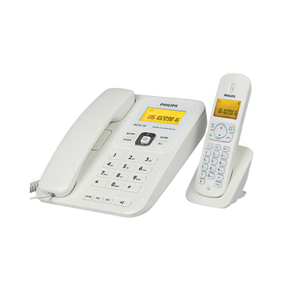 PHILIPS/飞利浦 无绳电话机 DCTG 182 白色 硬塑 1台
