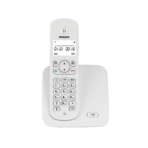 PHILIPS/飞利浦 无绳电话机 DCTG186白色 白色 硬塑 1台
