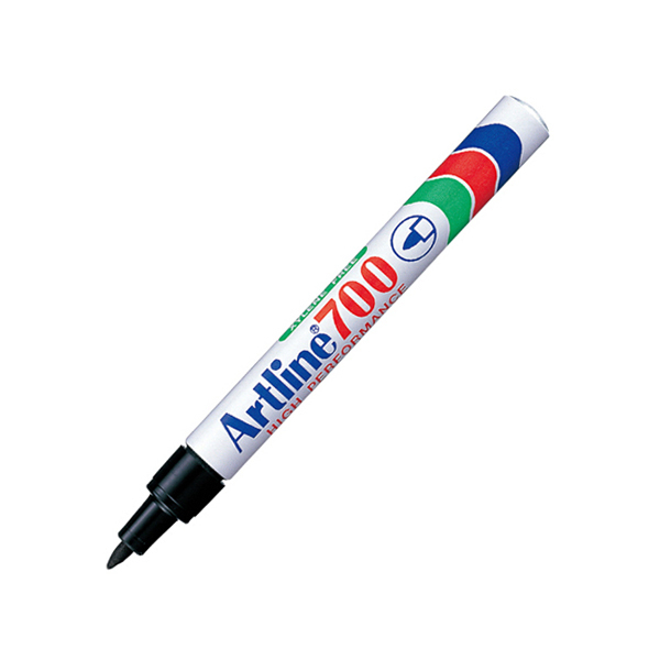 ARTLINE/旗牌雅丽 圆头环保型油性记号笔 EK-700 0.7mm 黑色 12支 1盒