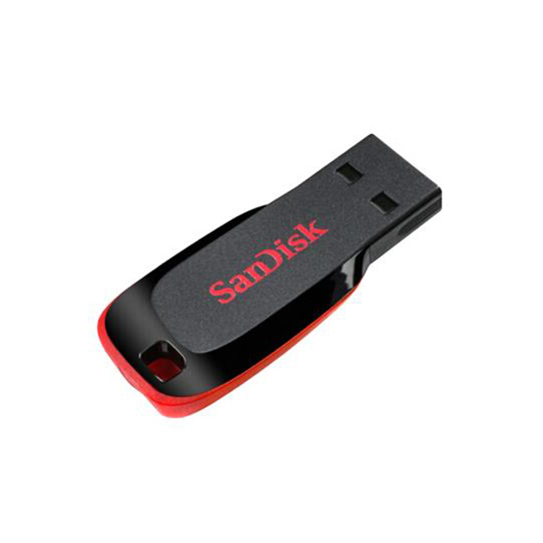 SANDISK/闪迪 U盘 CZ50 32G USB2.0 CZ50酷刃 黑红 1个