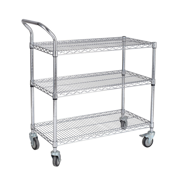 STORAGEMAID 三层网线手推车(单把手) WC3624C3A 914×610×1060mm 总承载250kg 1辆