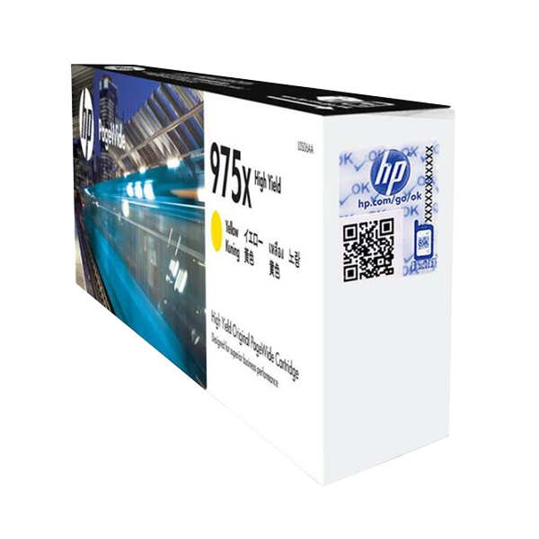 HP/惠普 高容量墨盒 L0S06AA 975X 黄色 页宽系列 1支
