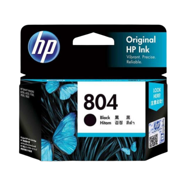 HP/惠普 墨盒 T6N10AA 804 黑色 1支