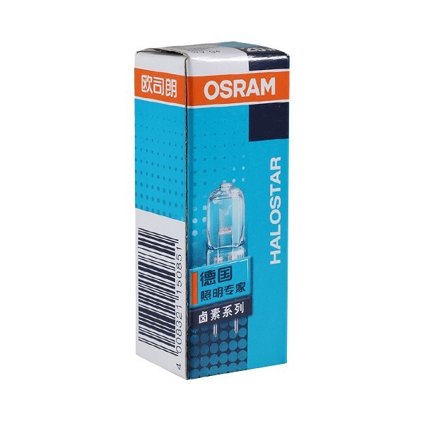OSRAM/欧司朗 民用品溴钨灯灯珠 清溴钨灯-商64415 12V 10W LP G4 O-D 1个
