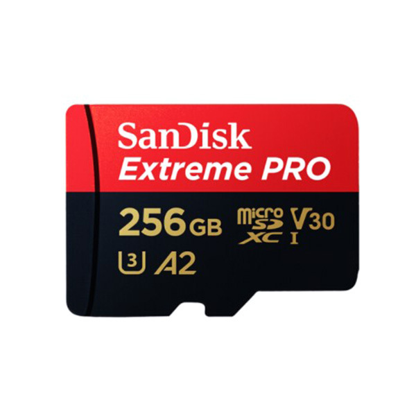 SANDISK/闪迪 TF(MicroSD)存储卡 SDSQXCZ-256G-ZN6MA 256GB 读速170MB/s 写速90MB/s 或读速200MB/s 写速140B/s U3 C10 V30 A2 4K 新款参数升级 新老款随机发货 1个