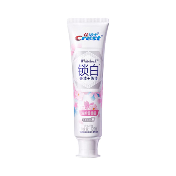 CREST/佳洁士 锁白致尚技术牙膏(清恬樱花香) 6903148283516 120g 1支
