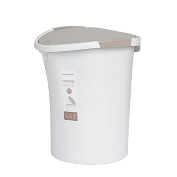 CHAHUA/茶花 加厚塑料茶水桶 1521 8.8L 浅咖色/浅蓝色 颜色随机 1个