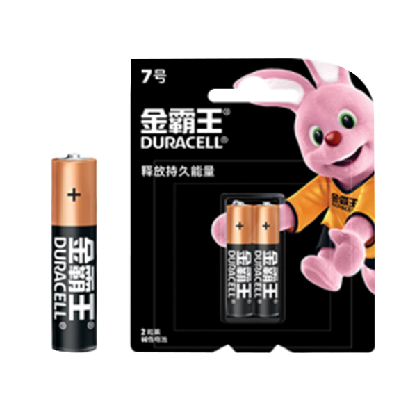 DURACELL/金霸王 碱性电池 7号 2粒 1板