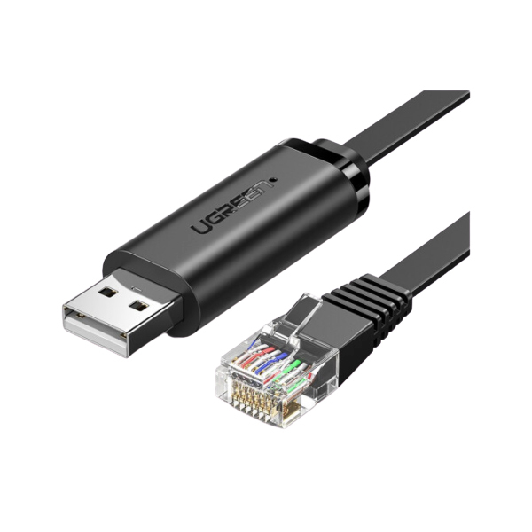 UGREEN/绿联 USB转Console调试线 60813 3m 黑色 1根
