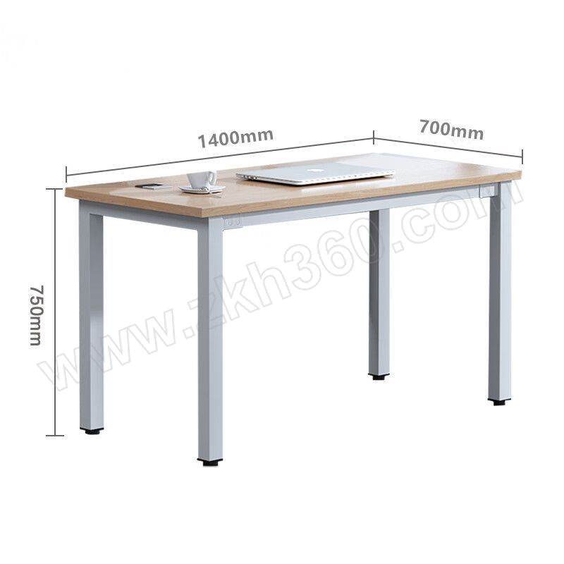 YISHUNDING/亿顺鼎 1.4m四脚方管钢架办公桌 GJZ-03 尺寸1400×700×750mm 1张-融创集采商城